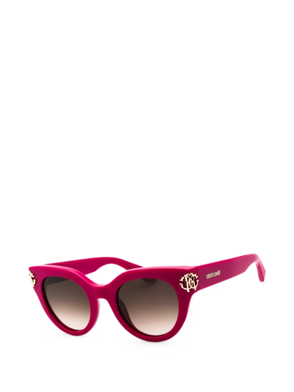 Roberto Cavalli logo-detail cat-eye sunglasses Roze