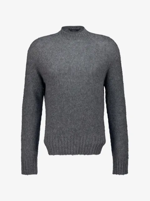 TOM FORD seamless brushed cashmere crewneck sweater
