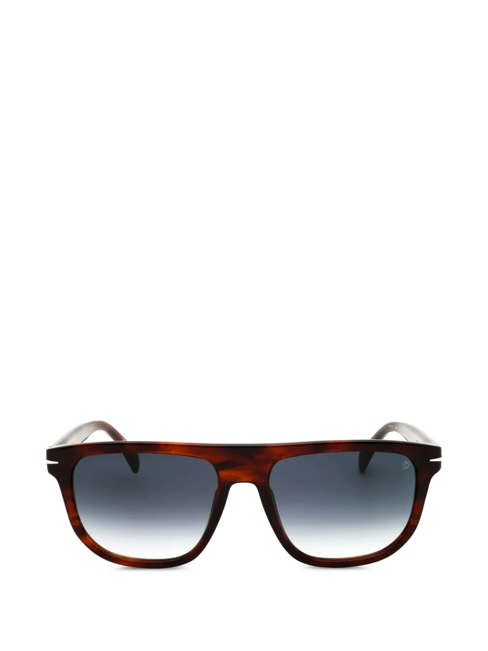 Eyewear by David Beckham tortoiseshell-effect square-frame sunglasses - Marrone