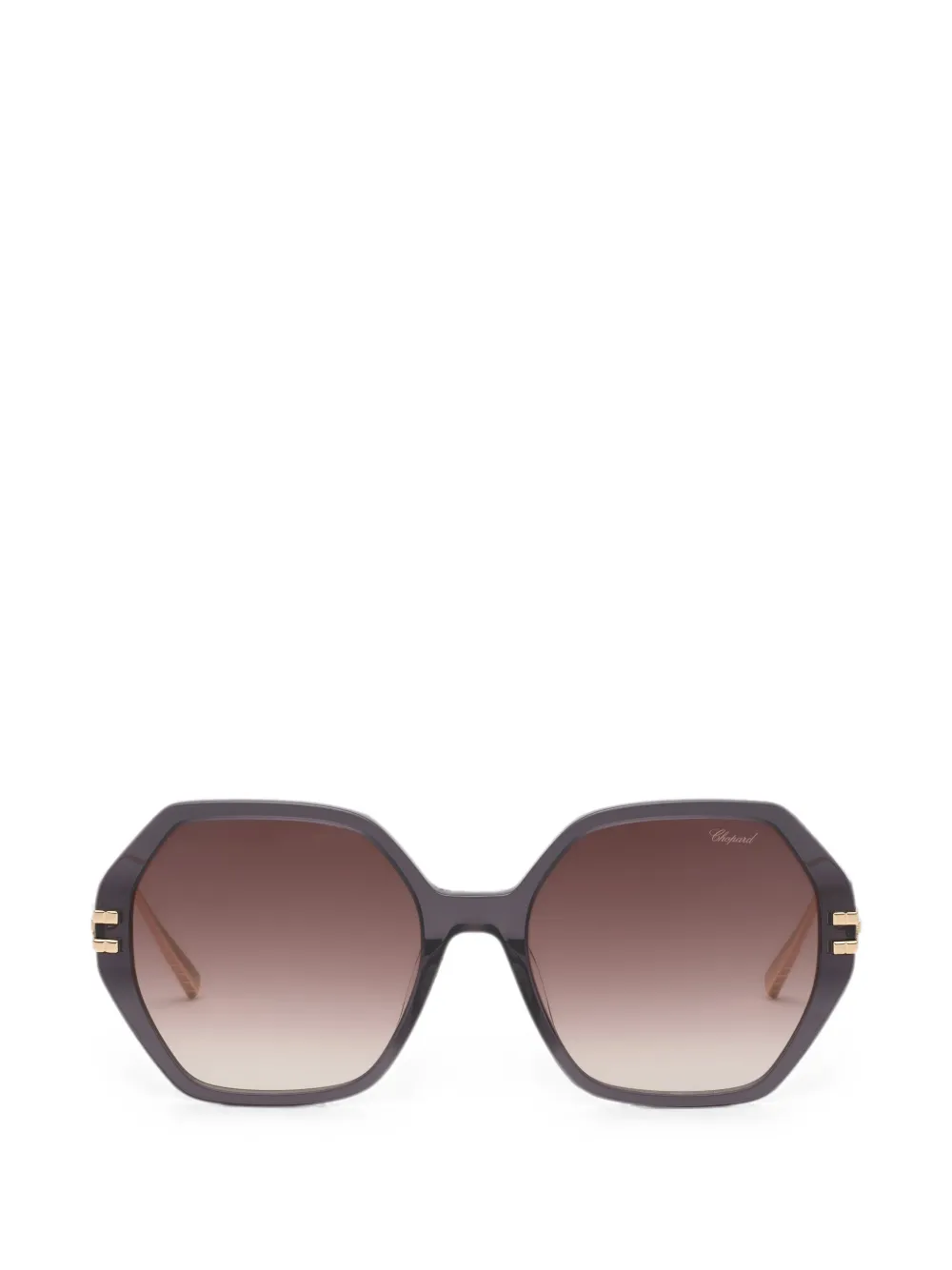 Chopard Eyewear geometric-frame sunglasses - Grigio
