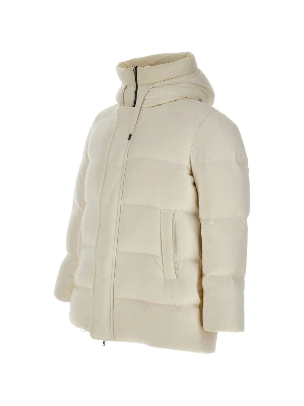Herno Gewatteerd jack met zak Beige
