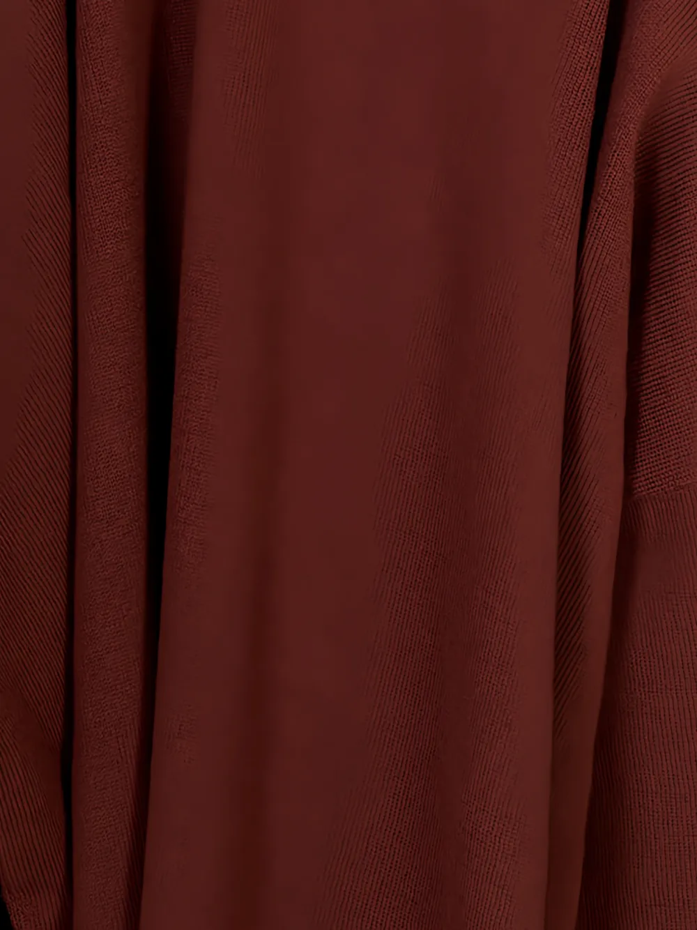 Fabiana Filippi long-sleeve ruffle-cuff sweater Bruin