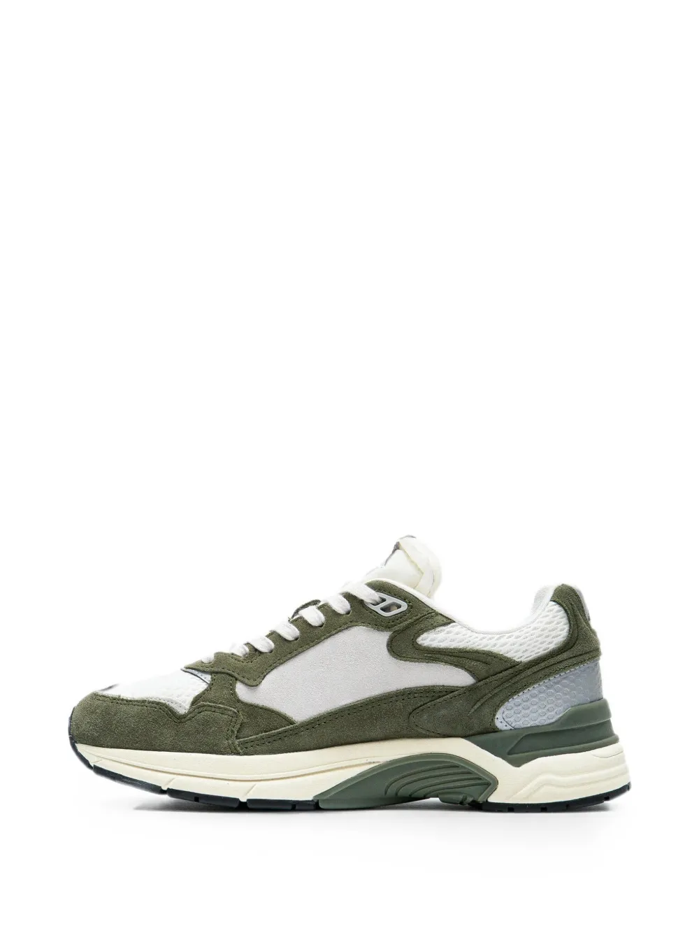 Autry Hyperway panelled suede sneakers Groen