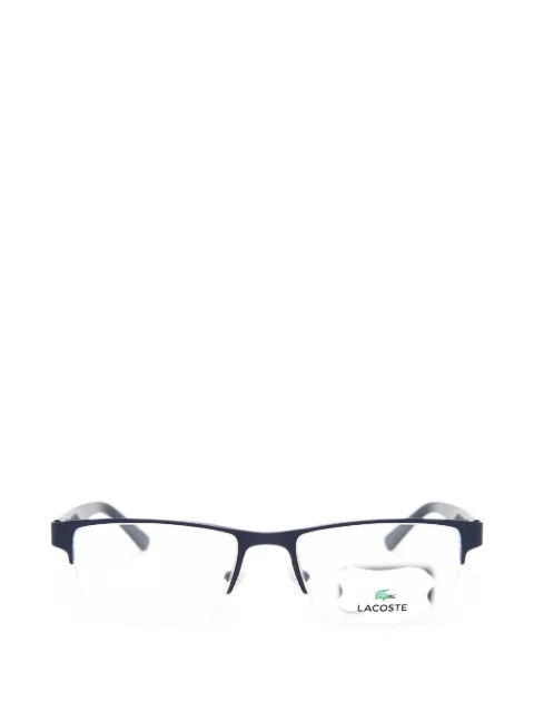 Lacoste matte rectangle-frame glasses