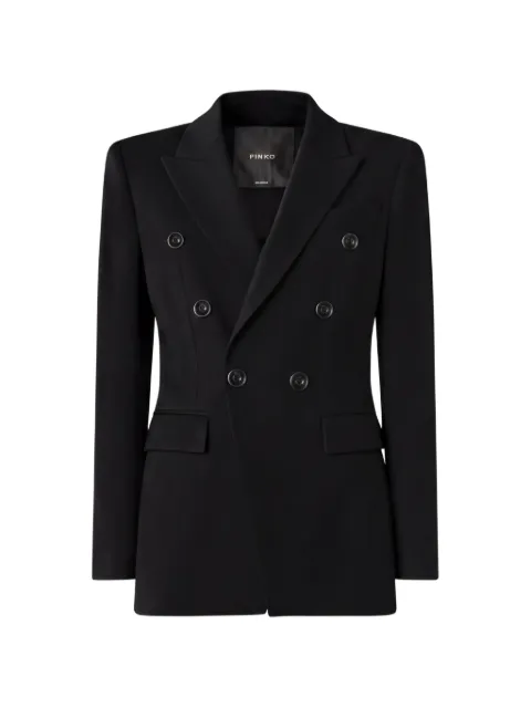 PINKO blazer con solapas de pico y doble botonadura