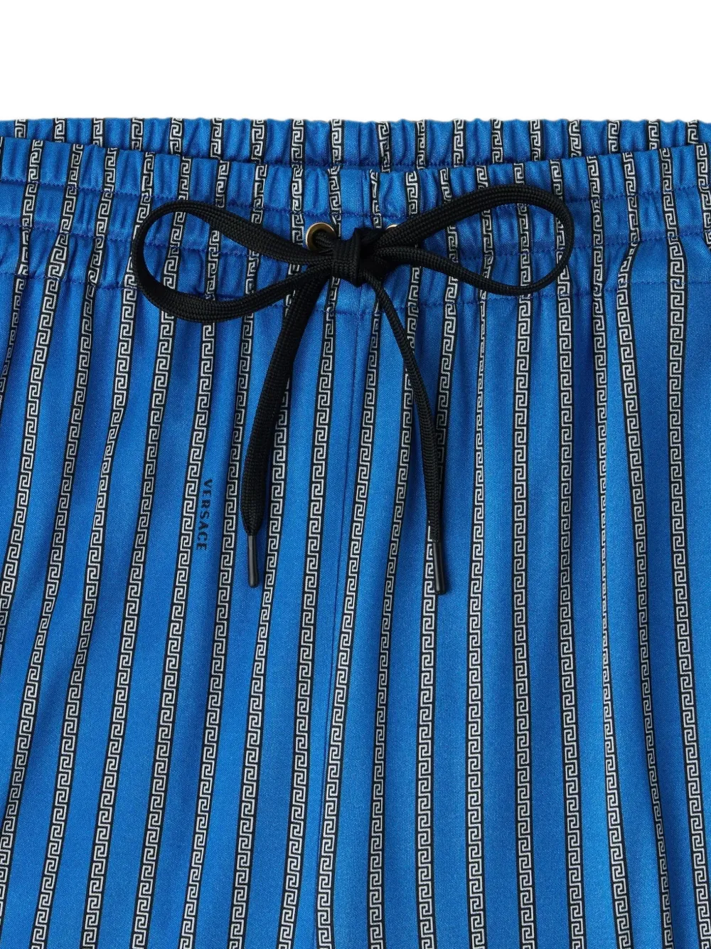 Versace Viscose-jersey broek met print Blauw