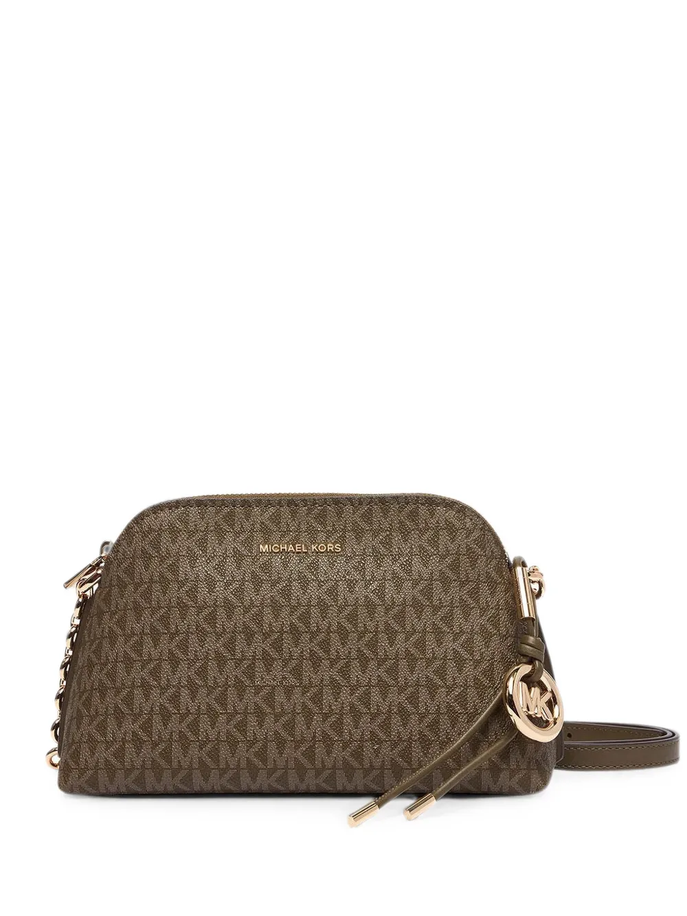 Michael Kors small Dome chain crossbody bag - Marrone