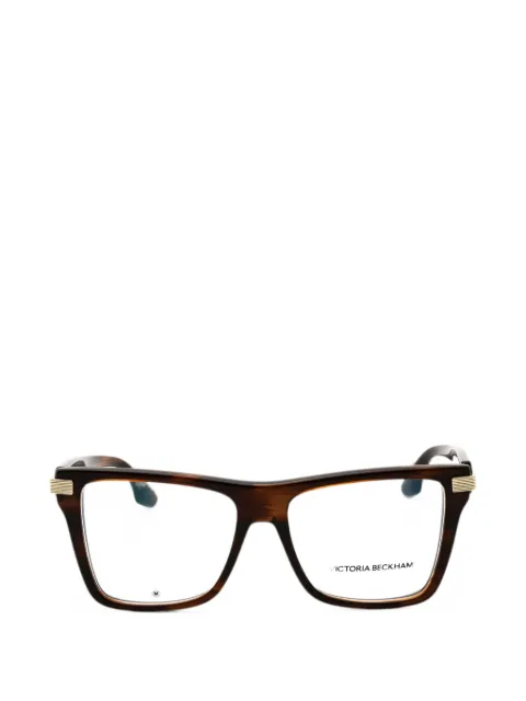 Victoria Beckham Eyewear tortoiseshell-effect square-frame glasses