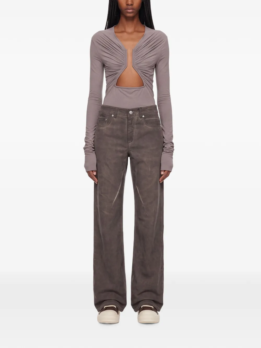 Rick Owens DRKSHDW Fog Cut jeans Grijs