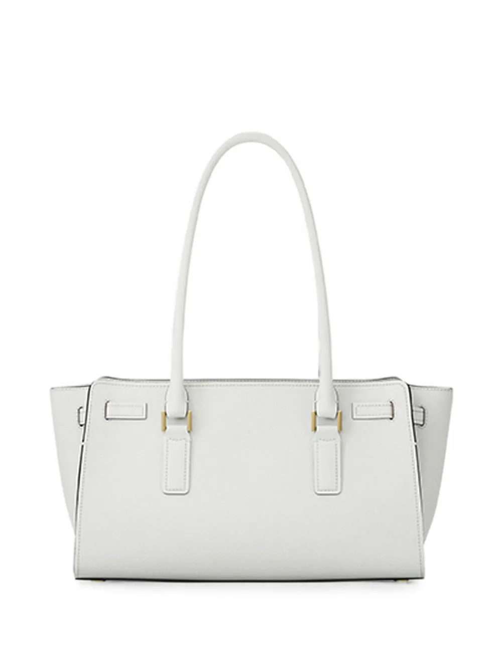 Michael Kors Kleine Hamilton Moderne leren tas Wit