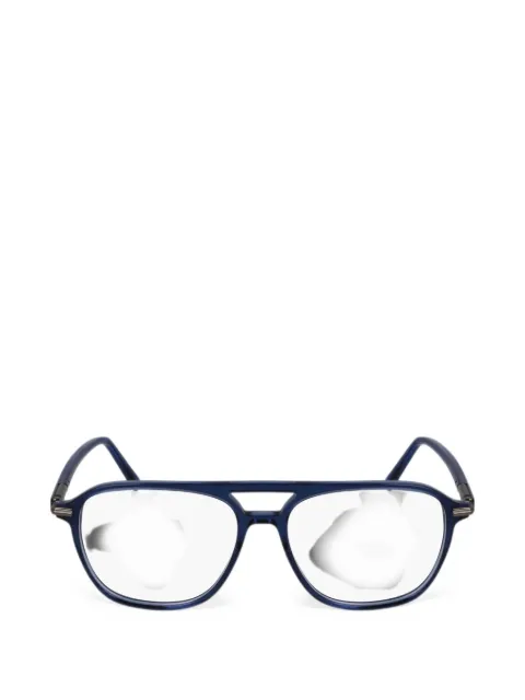 Ferragamo square full-rim glasses