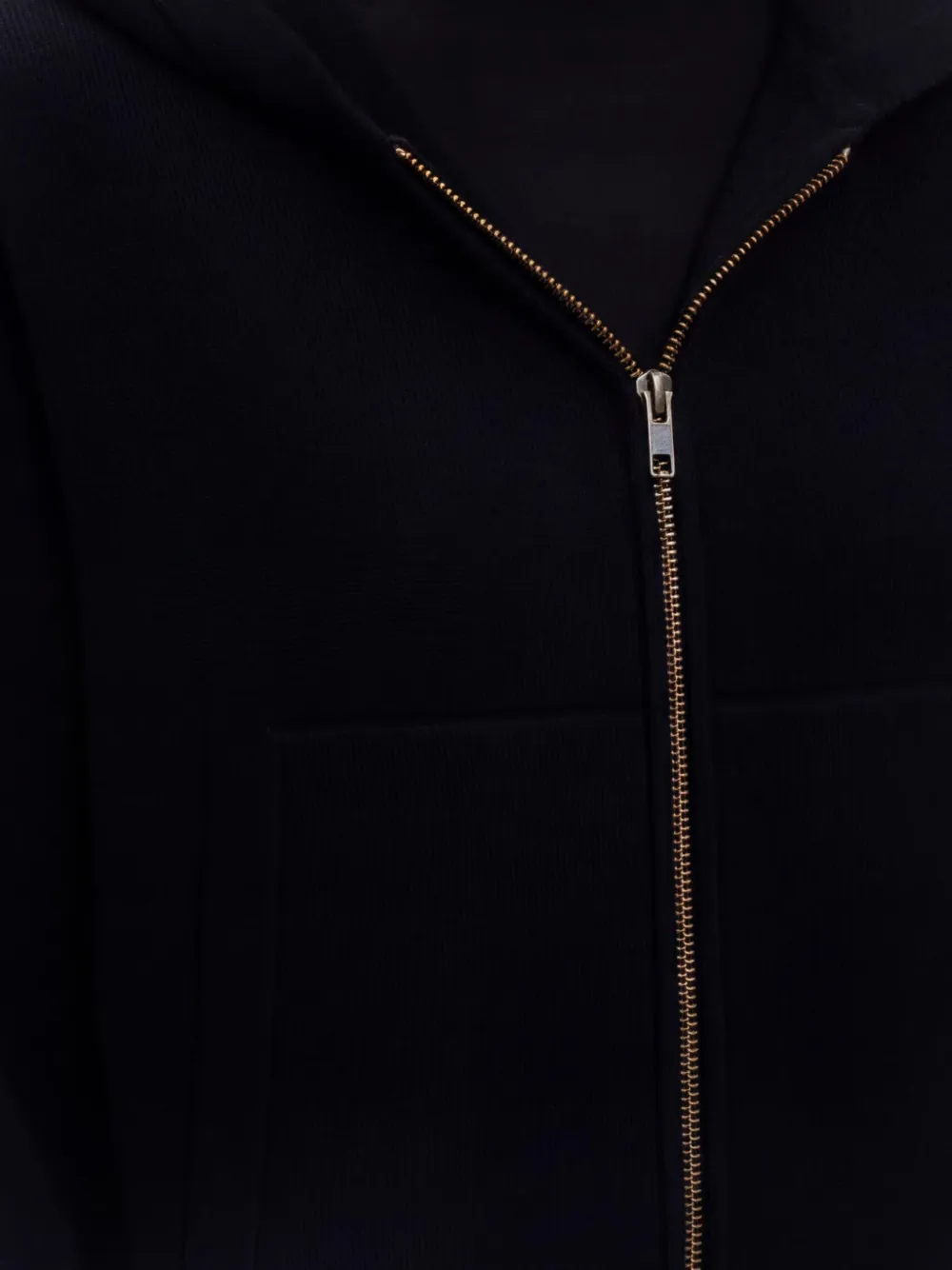 Lisa Yang Lilia vest met capuchon Zwart