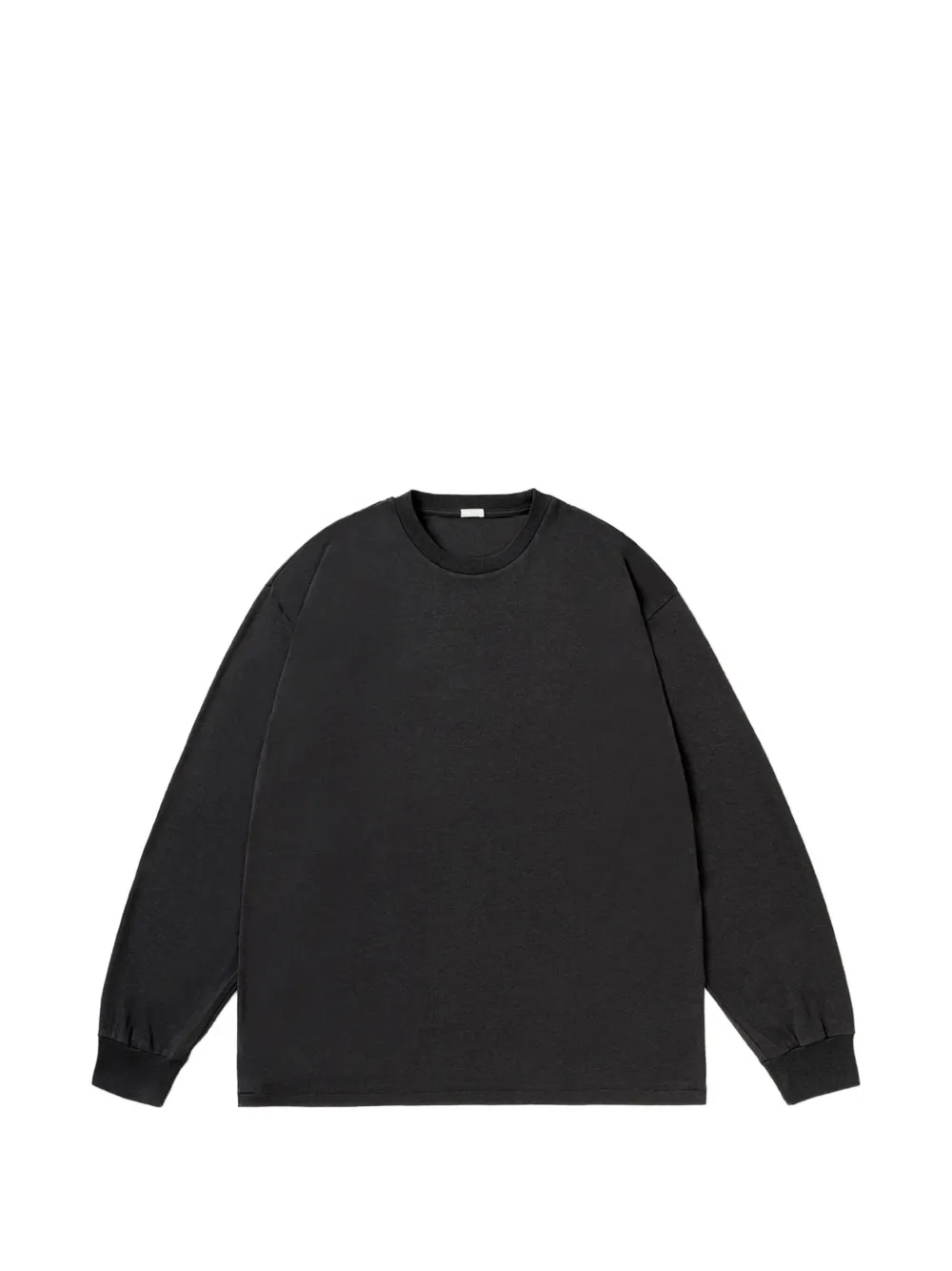 A.PRESSE Sweater met ronde hals en lange mouwen Grijs