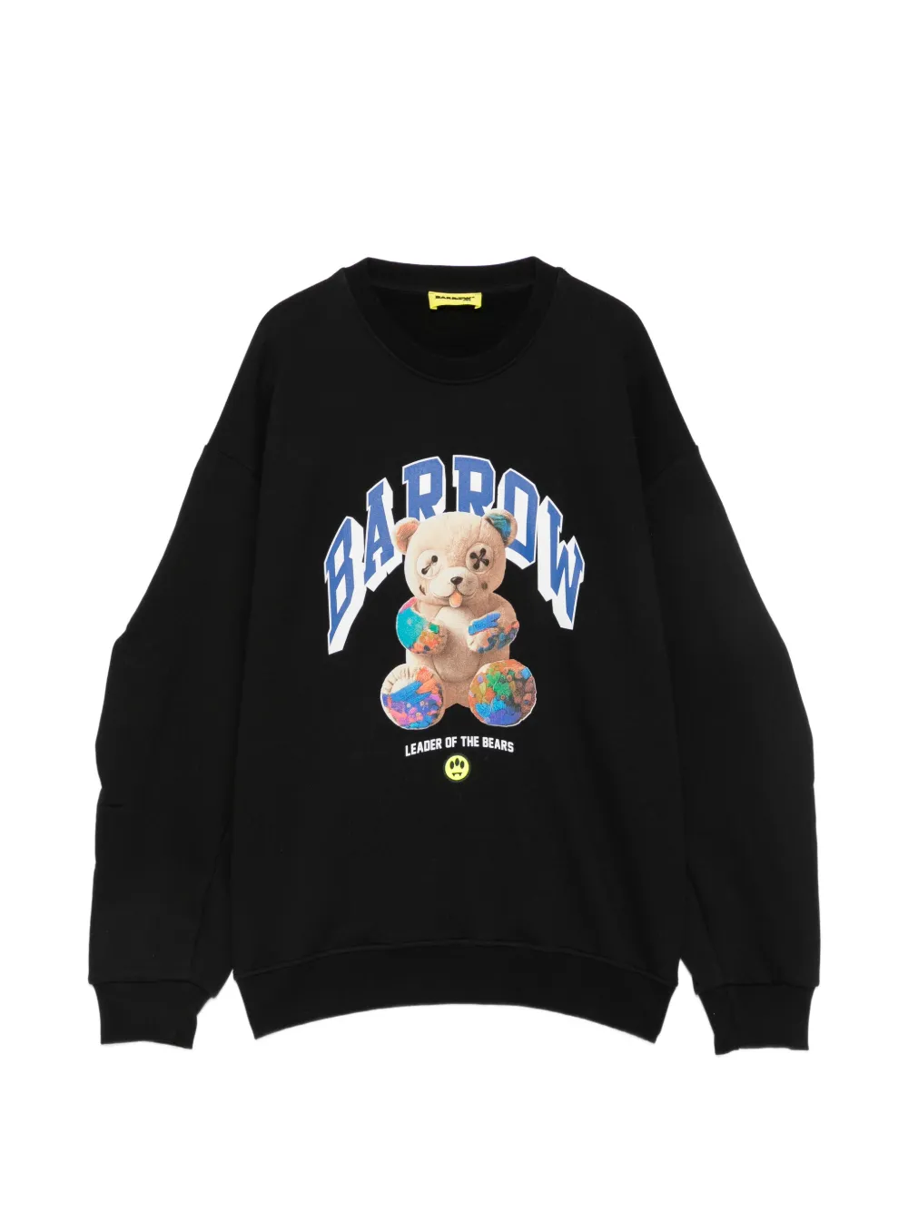Barrow kids Maglione con stampa orsetto - Nero