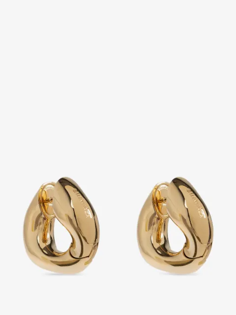 Balenciaga Eisa XS earrings in shiny gold