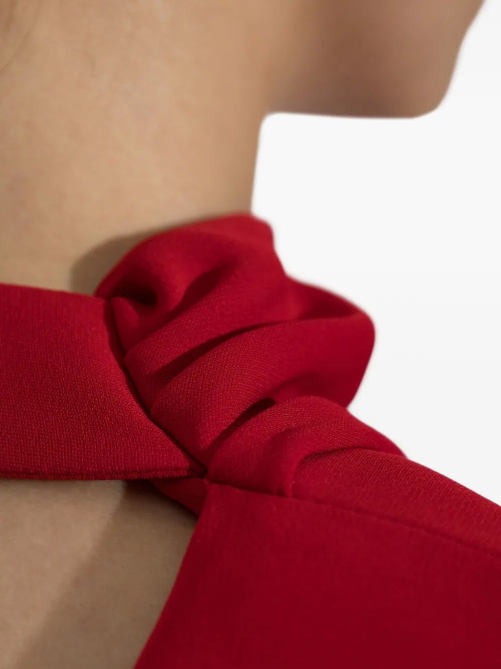 Valentino Garavani silk open-back dress Rood