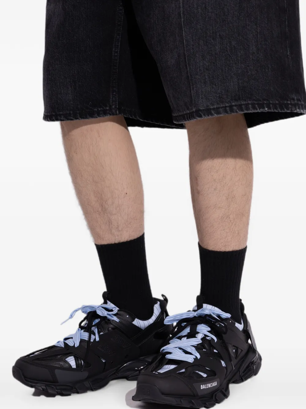 Balenciaga Track Shirt sneakers met vlakken Zwart