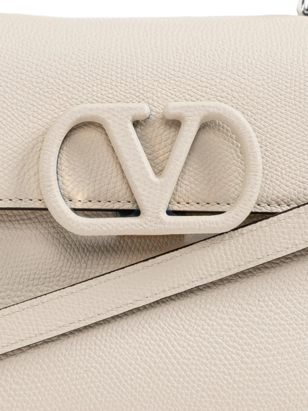 Valentino Garavani VLogo leren heuptas Beige
