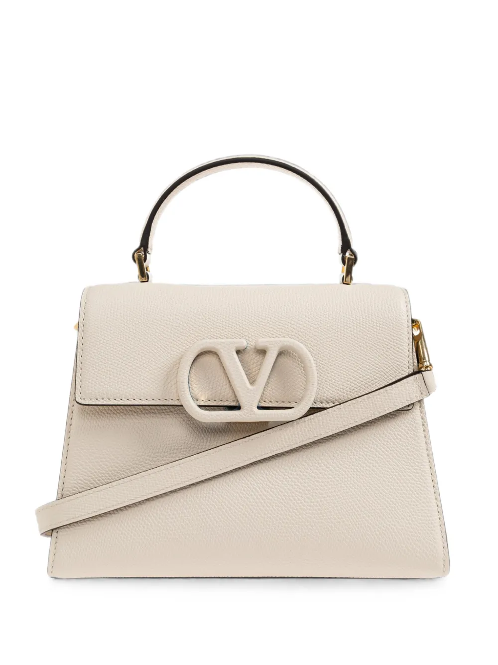 Valentino Garavani VLogo leren heuptas Beige