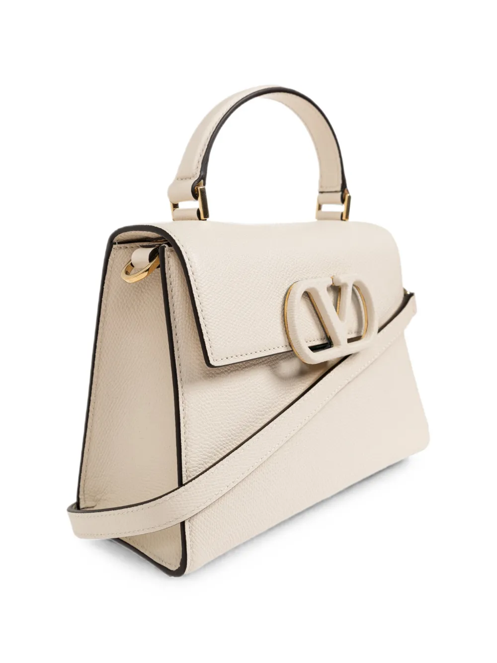 Valentino Garavani VLogo leren heuptas Beige