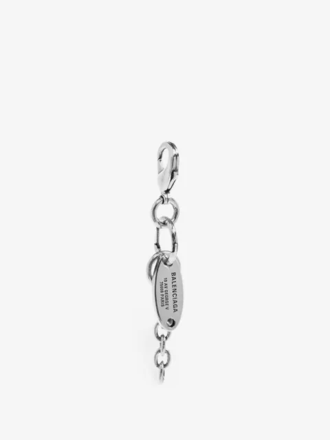 Balenciaga Everyday chain earrings in antique silver