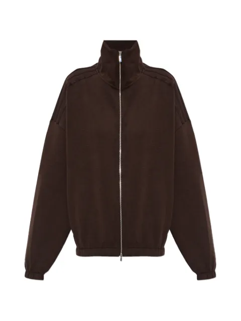adidas zip-up stand-up collar sweatshirt