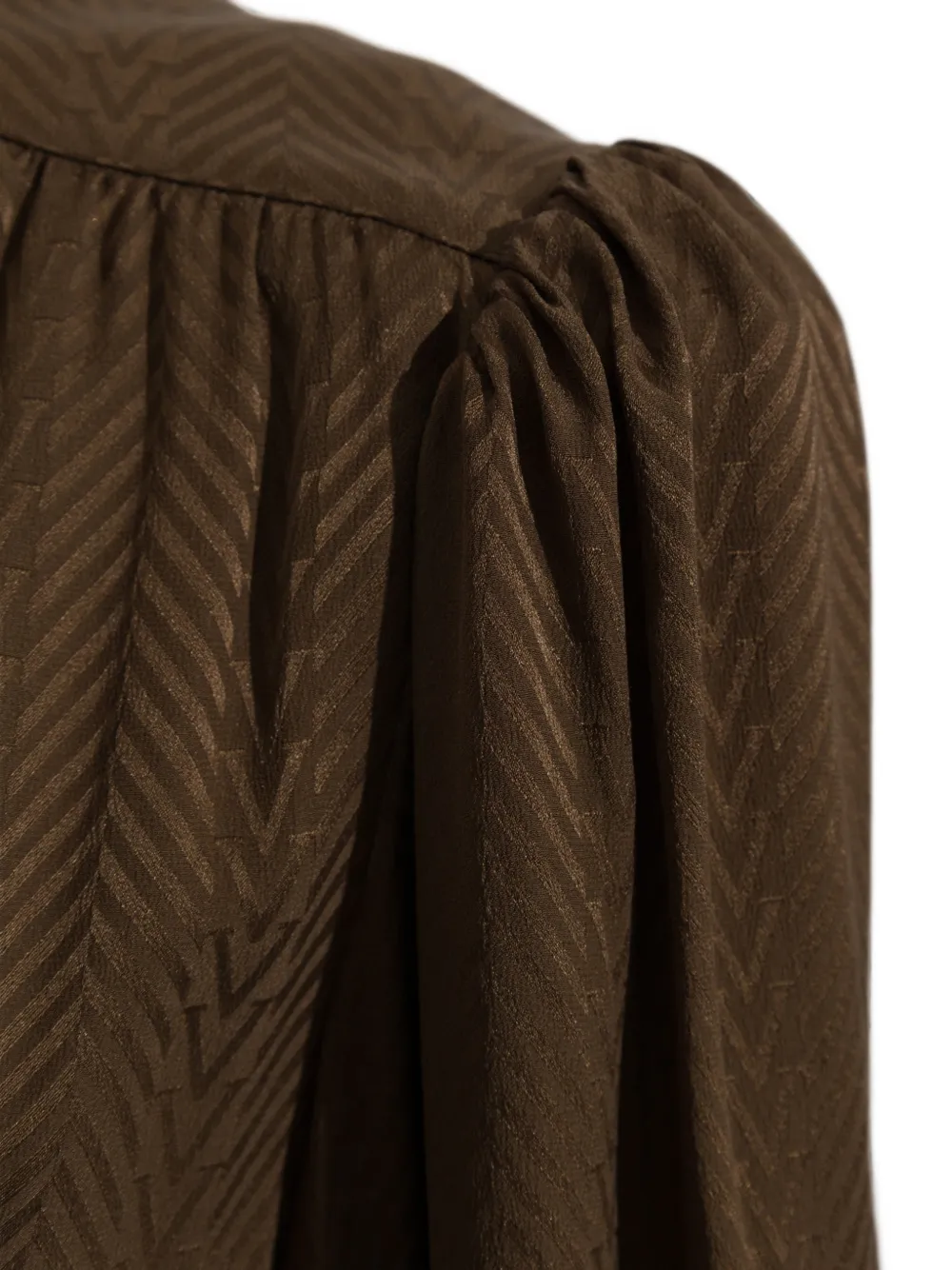 Valentino Garavani Jurk met ceintuur Bruin