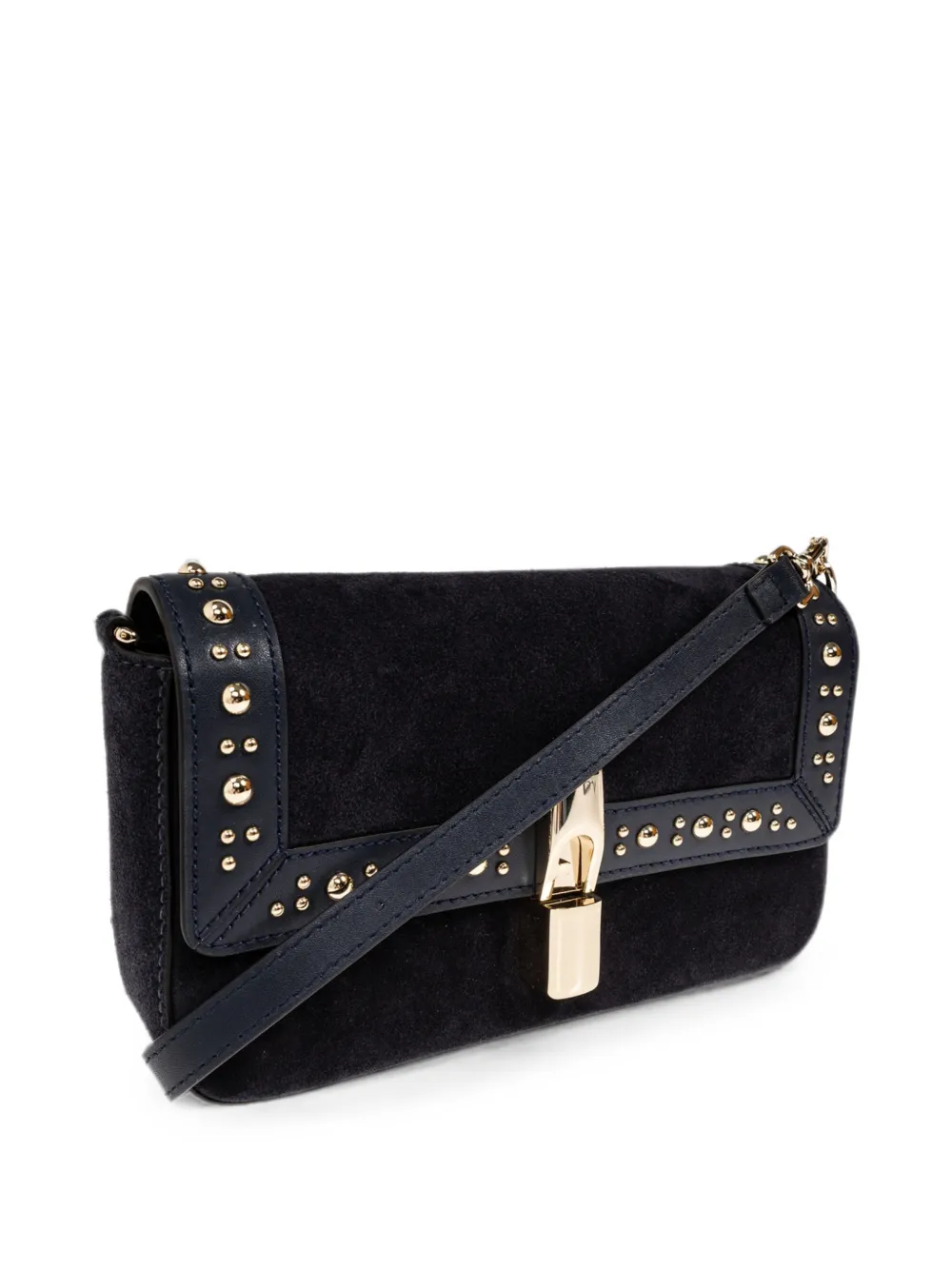 Furla Iride schoudertas met studs Blauw