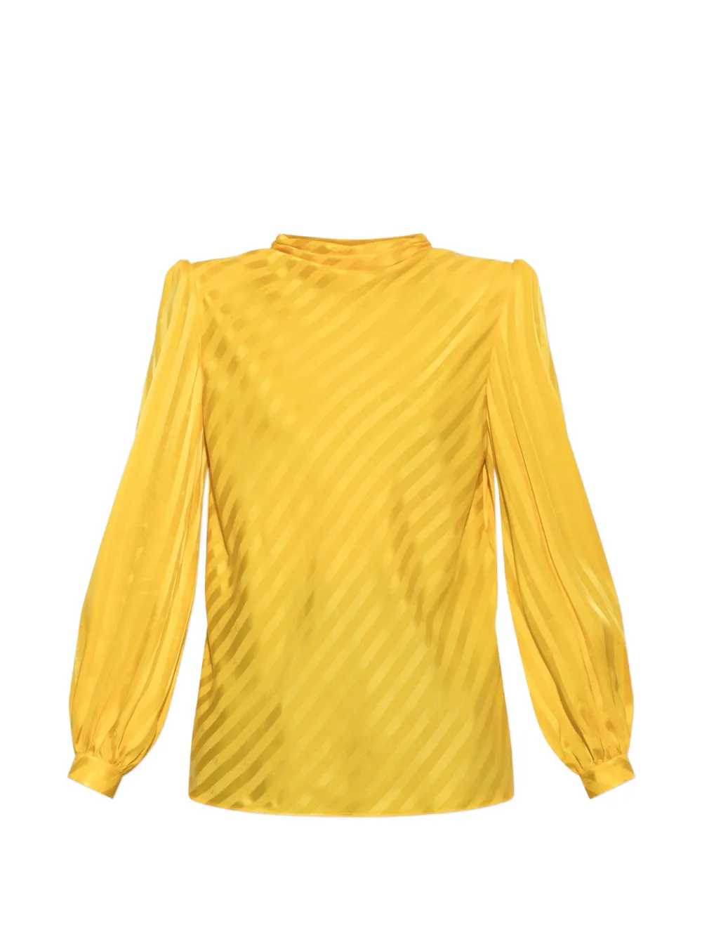 Valentino Garavani VLogo striped jacquard top - Giallo