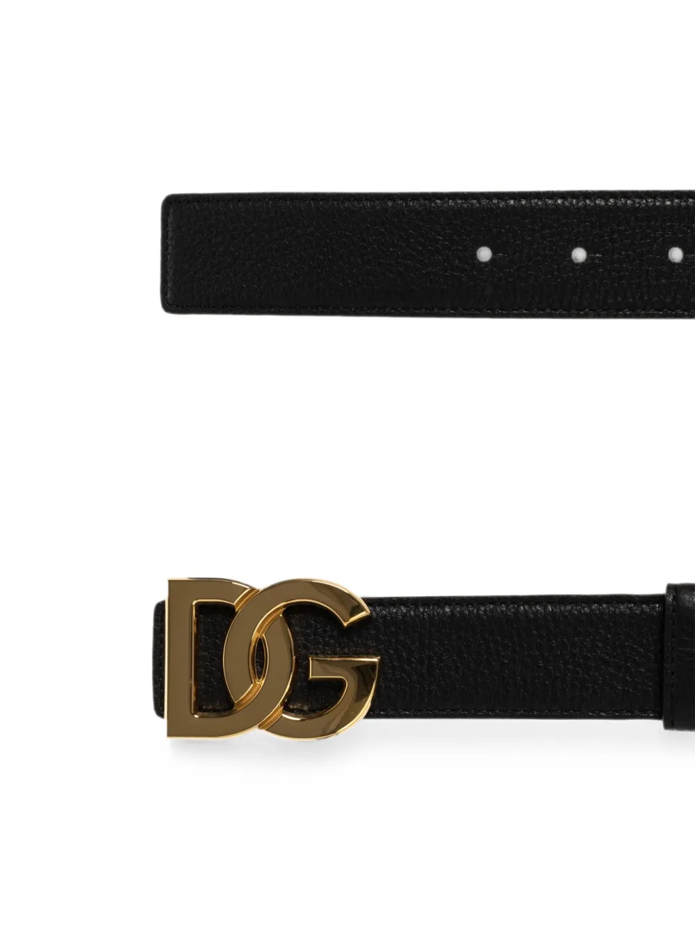 Dolce & Gabbana Riem met logoplakkaat Zwart