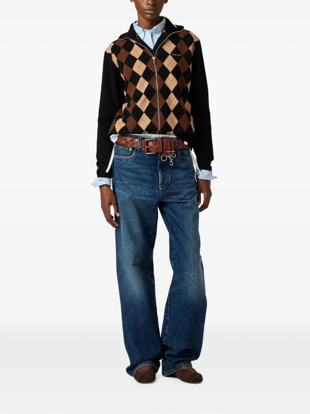 Miu Kasjmier vest Zwart