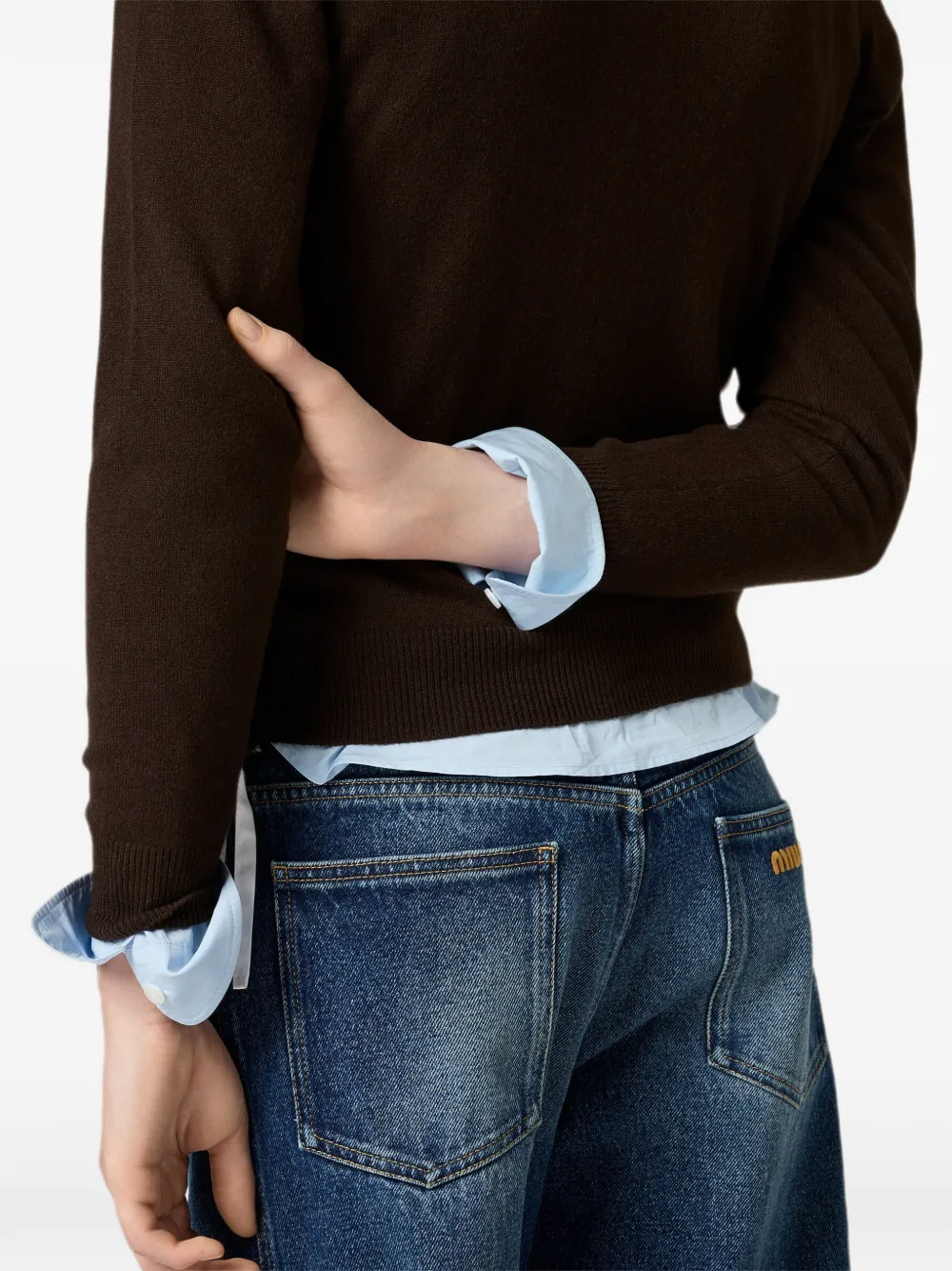 Miu Kasjmier vest Bruin