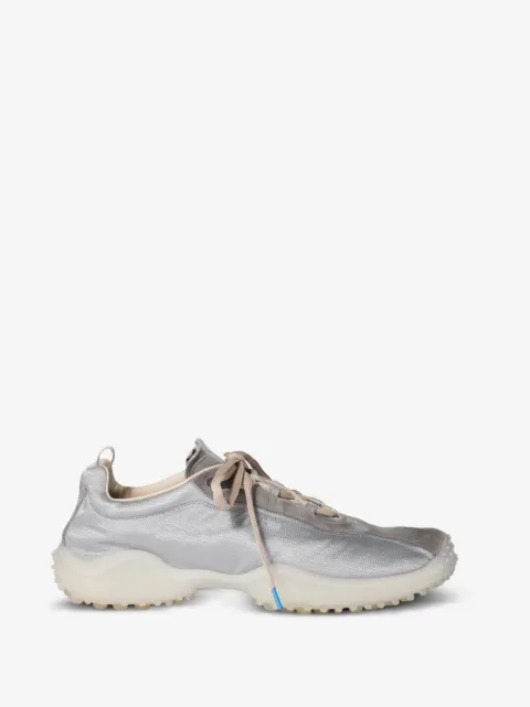 Miu Miu Bubble technical fabric and suede sneakers