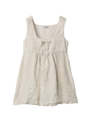 Miu Miu linen mini dress