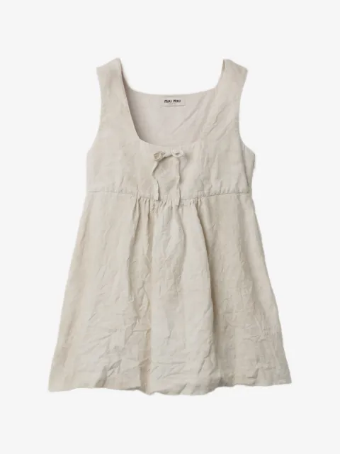 Miu Miu linen mini dress