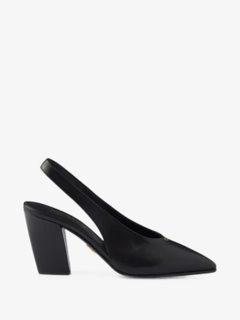 Prada escarpins en cuir à bride arrière
