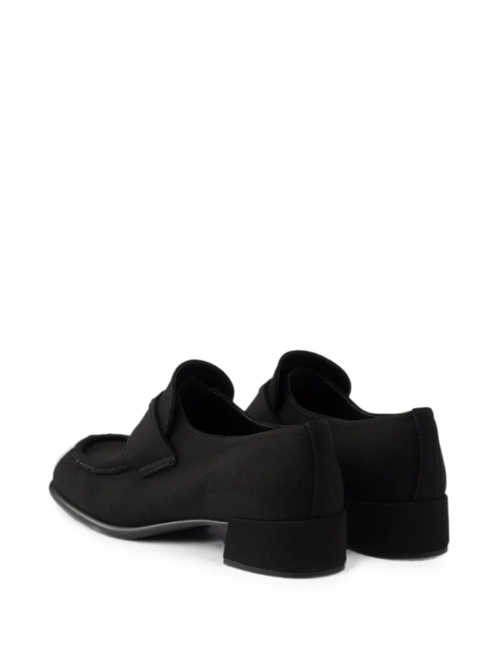 Prada Loafers van stof Zwart