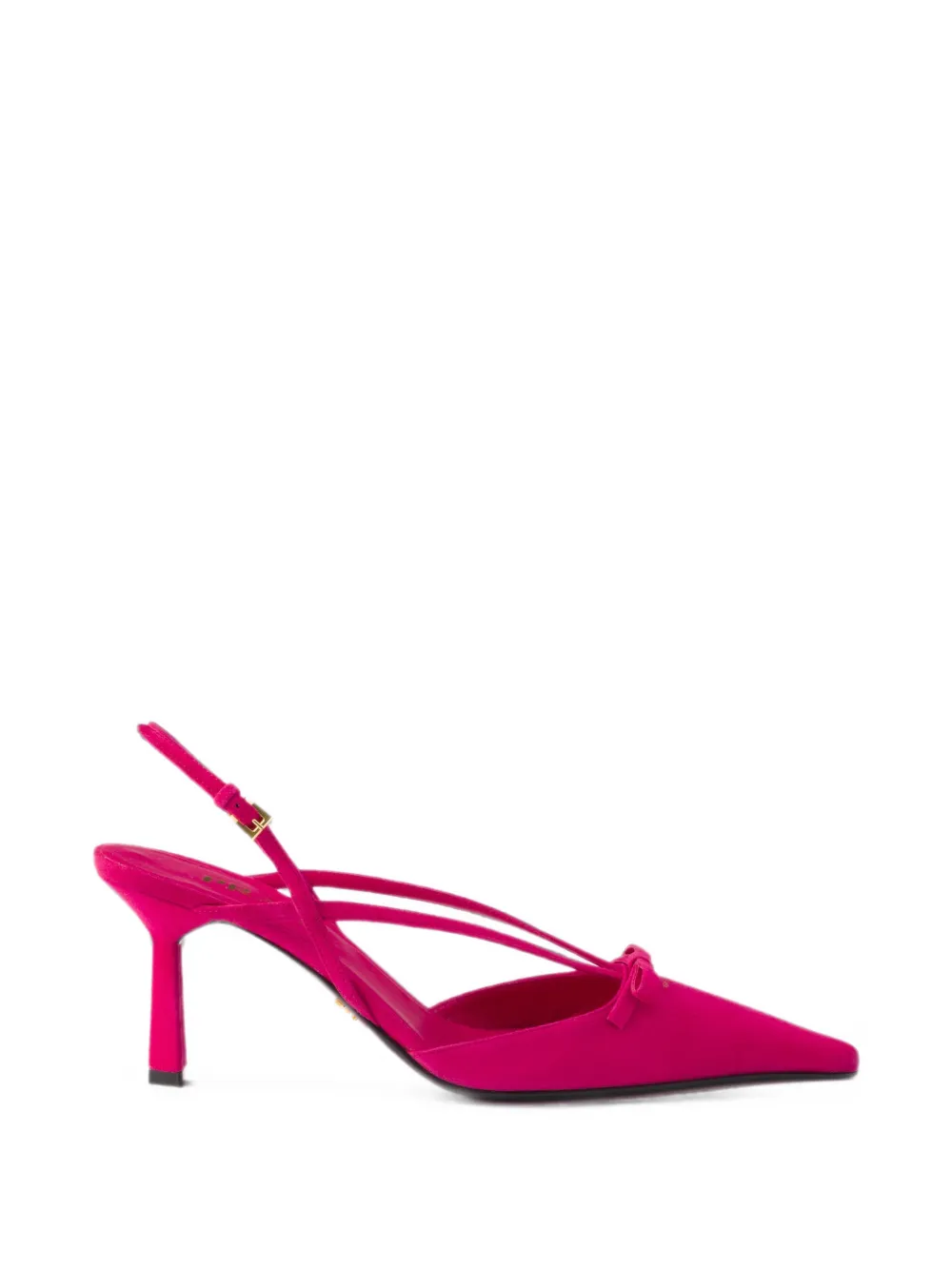 Prada suede slingback pumps Roze