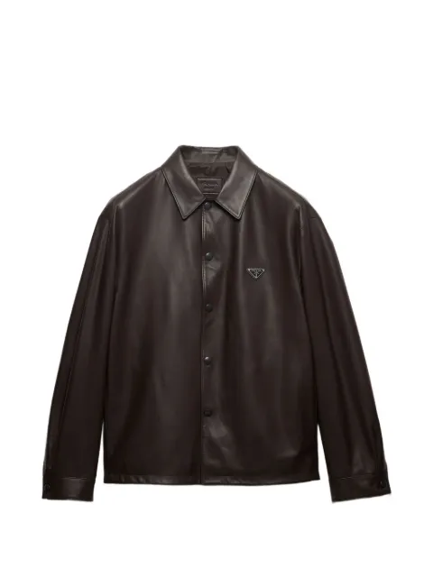 Prada Nappa leather shirt