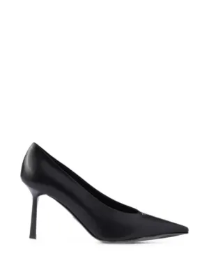 Prada Patent Saffiano Leather Pumps | Black | FARFETCH