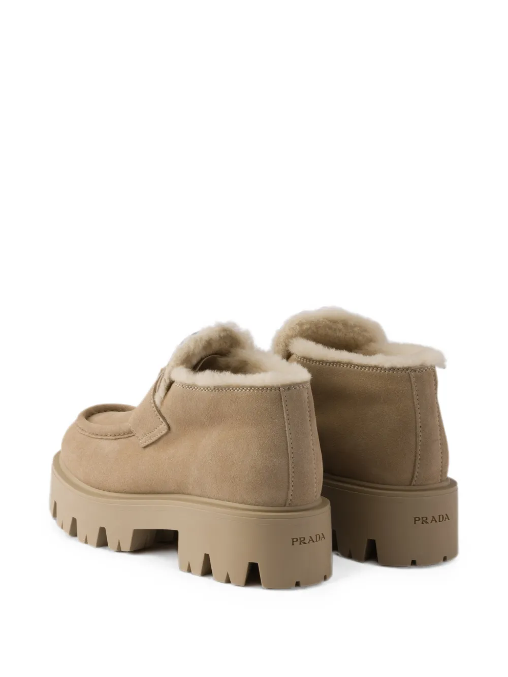 Prada Suède loafers Beige