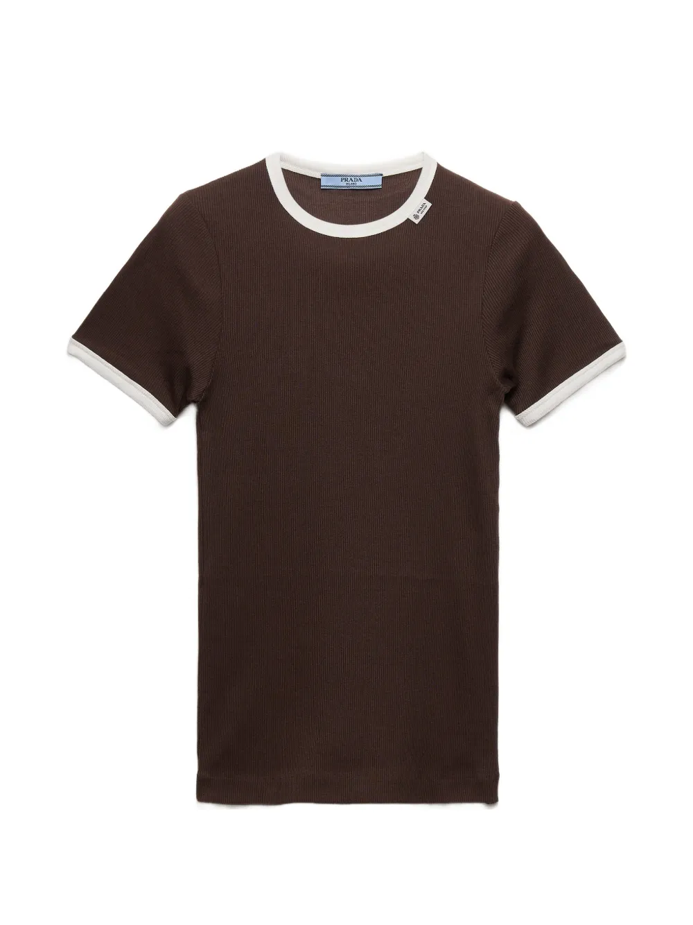 Prada Ribbed knit top - Marrone