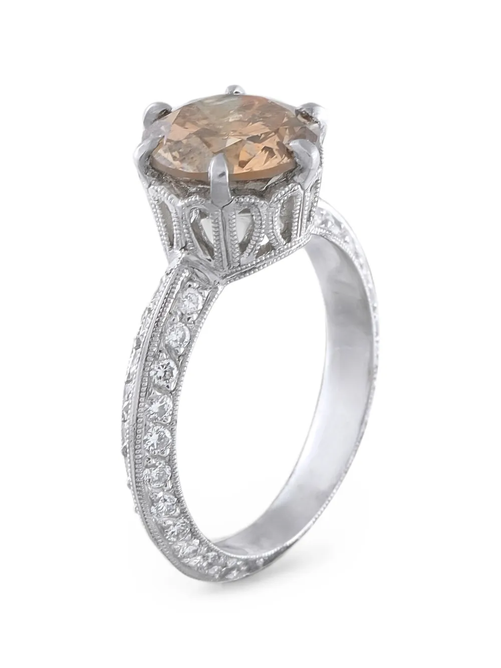 LB Exclusive solitaire diamond ring - Argento