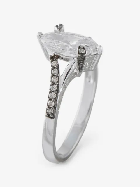 LB Exclusive marquise-cut diamond ring