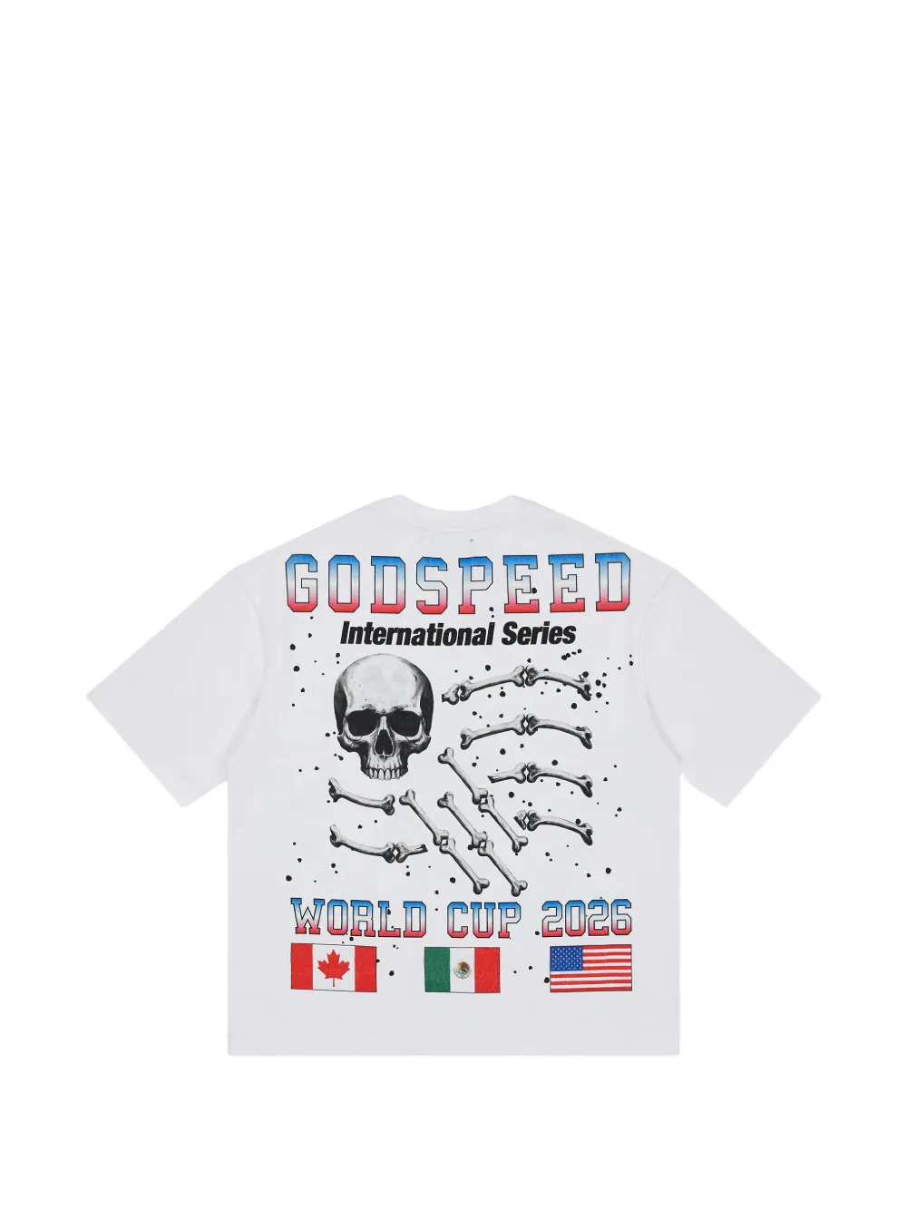 GODSPEED Planet Fútbol T-shirt Wit