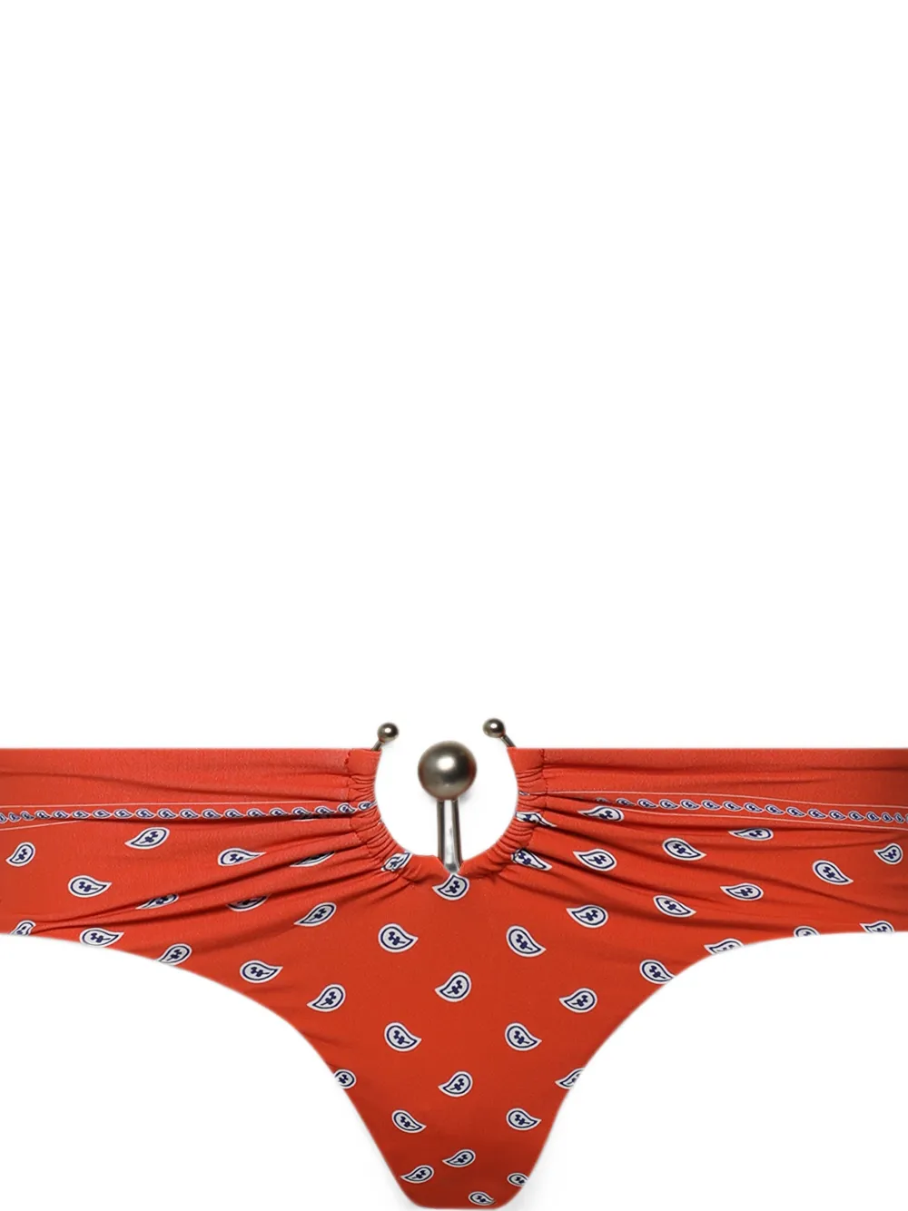 Christopher Esber Ruched Orbit bikini briefs Oranje