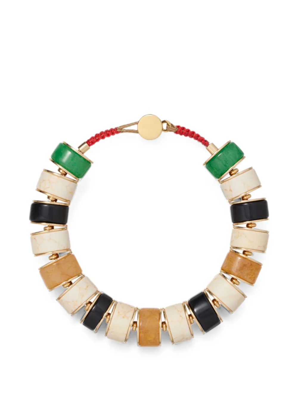 Roxanne Assoulin Stone Slice bracelet - Oro