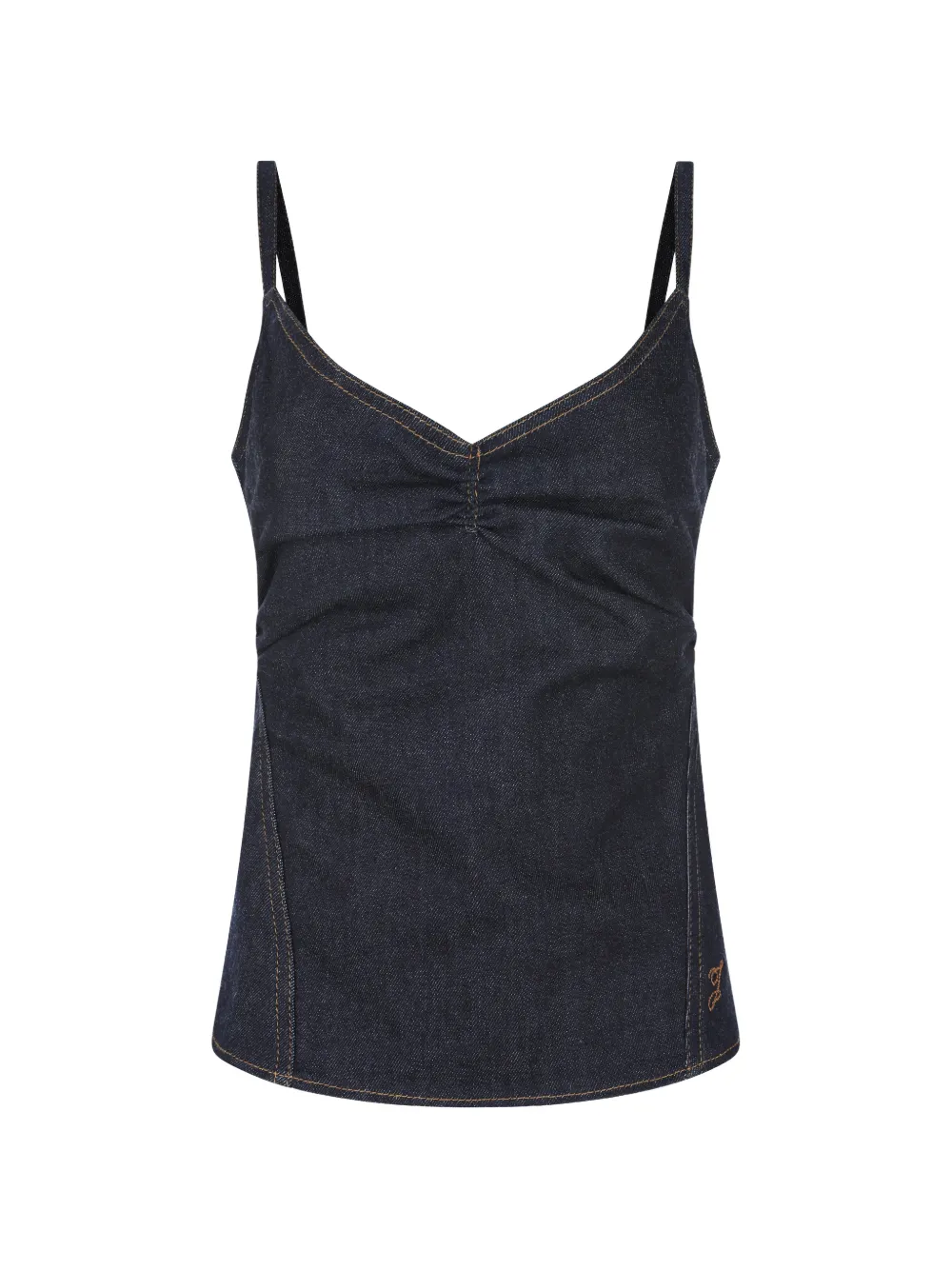 Jacquemus The de-Nîmes Pina denim top - Blu