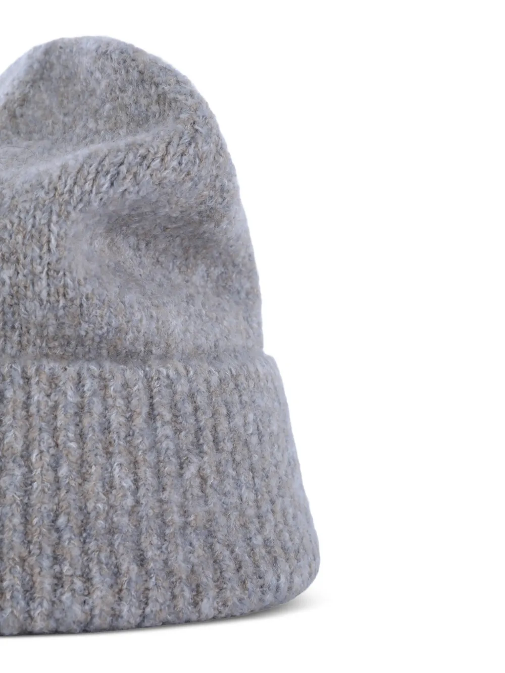 Brunello Cucinelli Ribgebreide muts Grijs