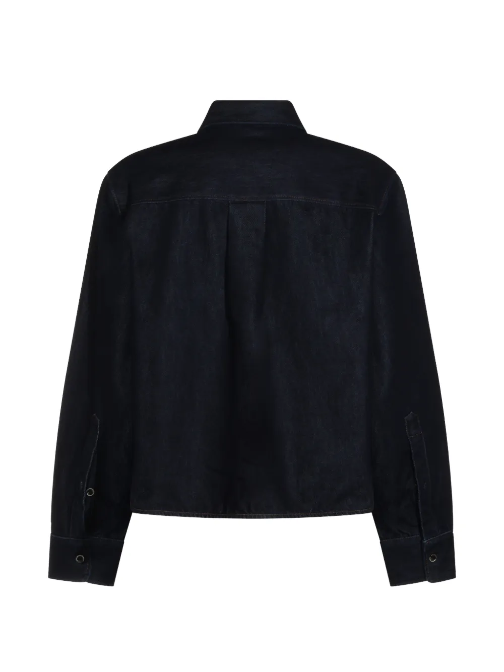 Nine In The Morning Blouse met opgestikte zak Blauw